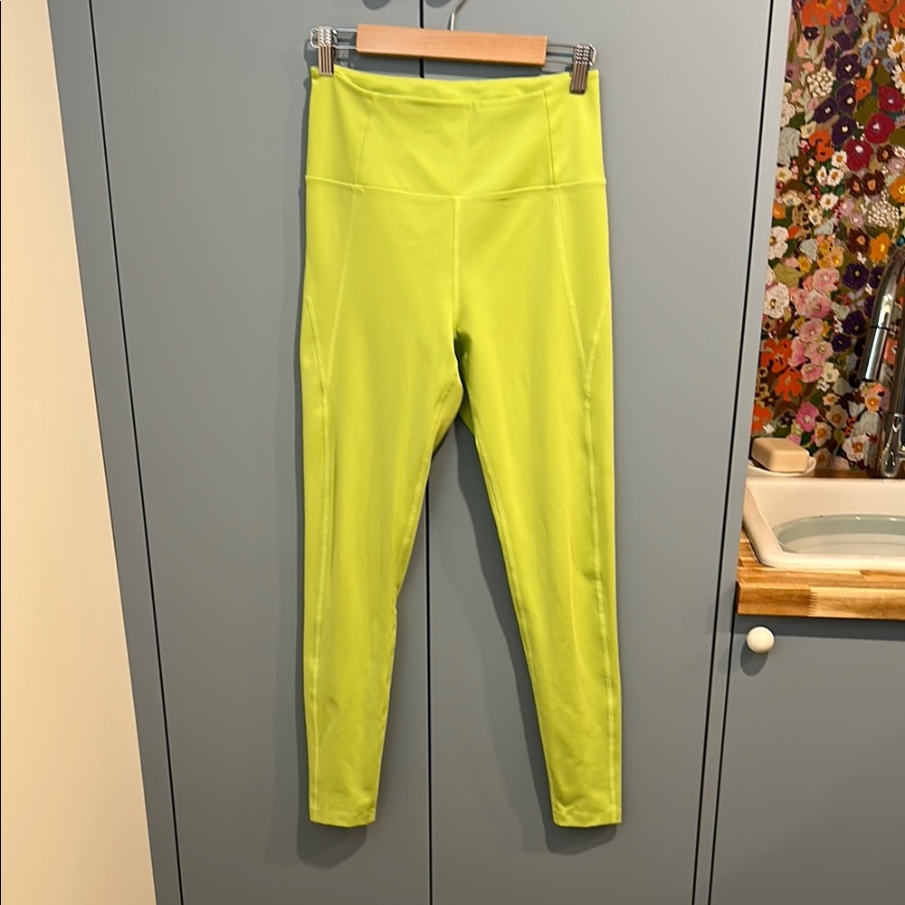 Girlfriend Collective Lime Green Leggings